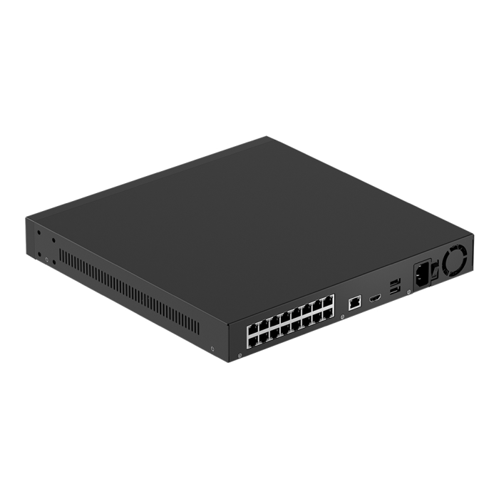 Мережевий відеореєстратор із розʼємом HDMI Ajax NVR H2D16PAC (16-ch) з 16 портами PoE