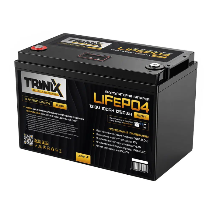 Акумуляторна батарея 100 Ah 12V TLFP-12100 Ultra LiFePO4 TRINIX