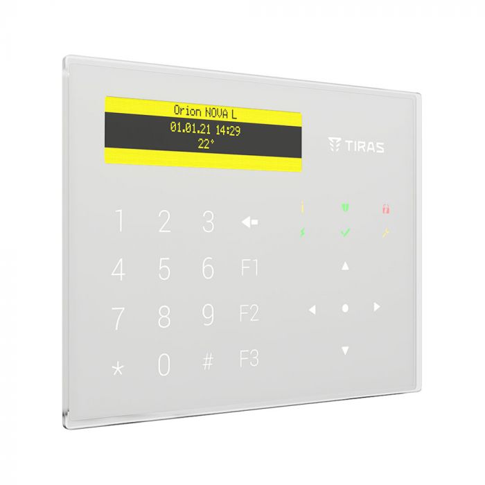 Клавіатура K-GLCD (white)