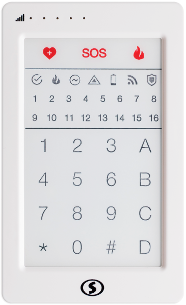 Кодонабірна клавіатура з сенсорним дисплеєм Лінд 29