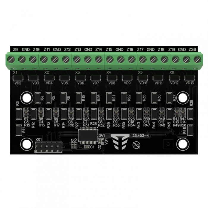 Модуль розширення M-Z(f) для ППКП Tiras PRIME 8L на 12 зон