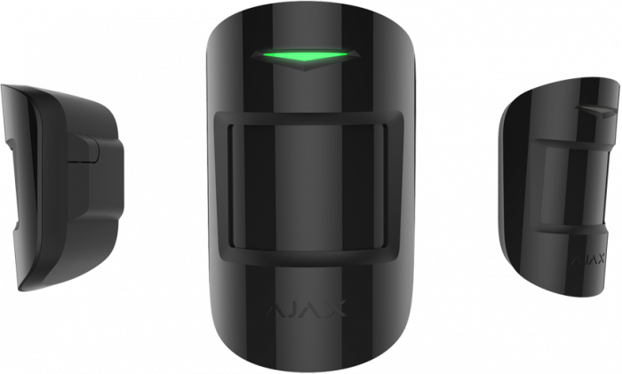 Датчик руху з мікрохвильовим сенсором Ajax MotionProtect Plus Black