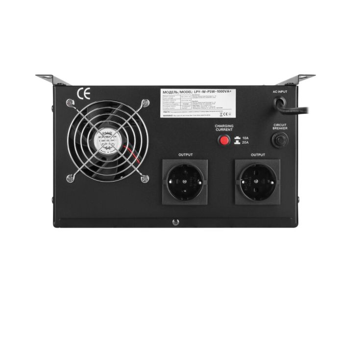 ДБЖ з правильною синусоїдою 12V LPY-W-PSW-1000VA+(700Вт)10A/20A