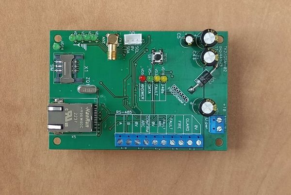 ТК-2GSM-02 Пристрій передавання пожежної тривоги та попередження про несправність